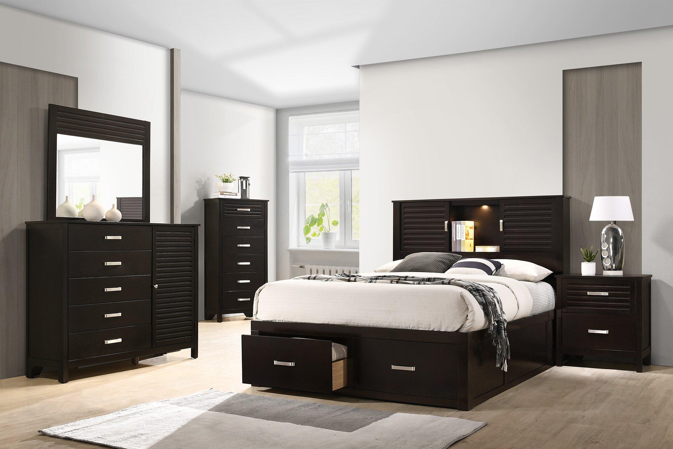 Rent to Own Elements International Dalton II Queen Storage Bed at Aaron